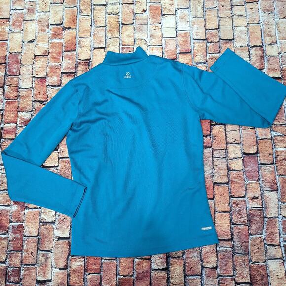 North Face Flight Series Teal 1/4 Zip Pullover Size L - Picture 3 of 5